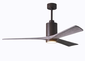 Patricia 60"Ceiling Fan Textured Bronze compact electric fans for small spaces