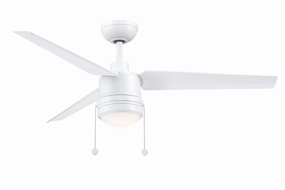 PC/DC L 52"Ceiling Fan Matte White oscillating medium fans with strong airflow