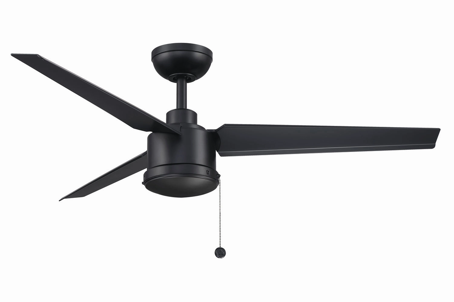 PC/DC NL 52"Ceiling Fan Black outdoor exterior fans for patio cooling