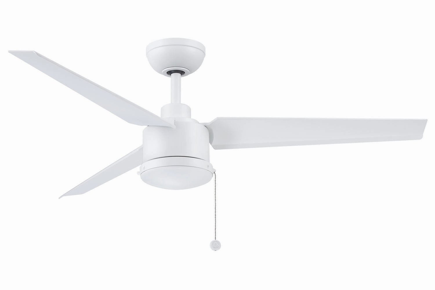 PC/DC NL 52"Ceiling Fan Matte White outdoor exterior fans for patio cooling