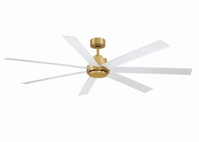 Pendry 72 72"Ceiling Fan Brushed Satin Brass reliable fans for apartment and office