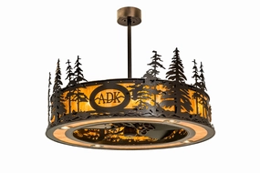 Personalized 16 Light Chandel-Air quiet small fans for desk or nightstand