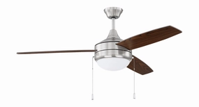 Phaze 3 52"Ceiling Fan Brushed Polished Nickel mini handheld fan for personal travel use