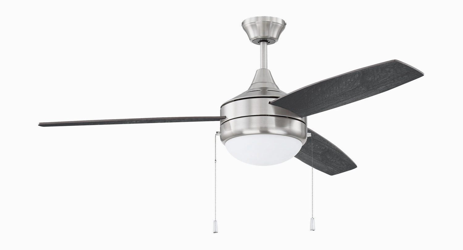 Phaze 3 52"Ceiling Fan Brushed Polished Nickel multi-speed fans with easy controls