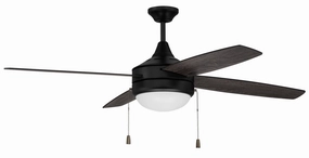 Phaze 4 52"Ceiling Fan Flat Black home cooling fans in medium size