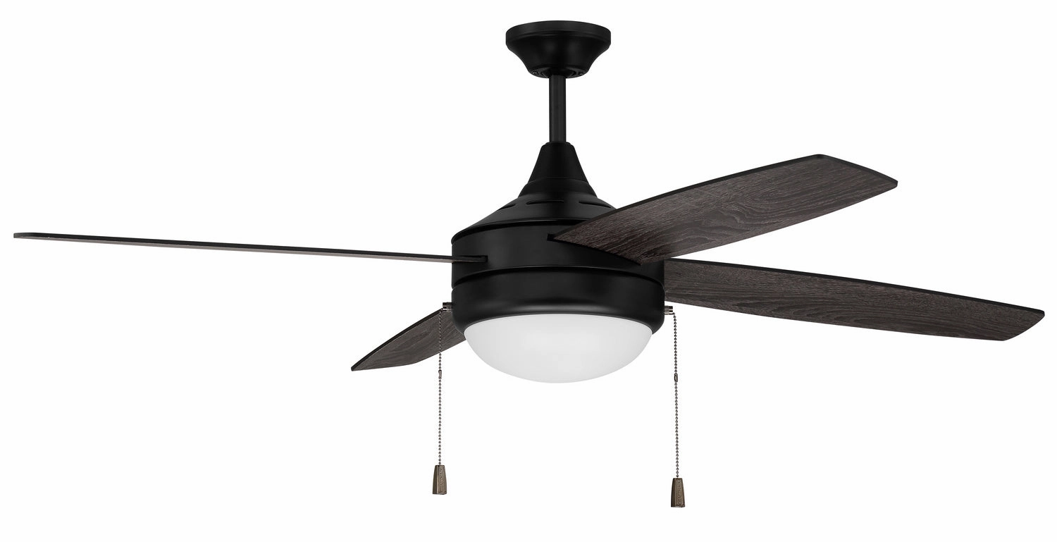 Phaze 4 52"Ceiling Fan Flat Black home cooling fans in medium size