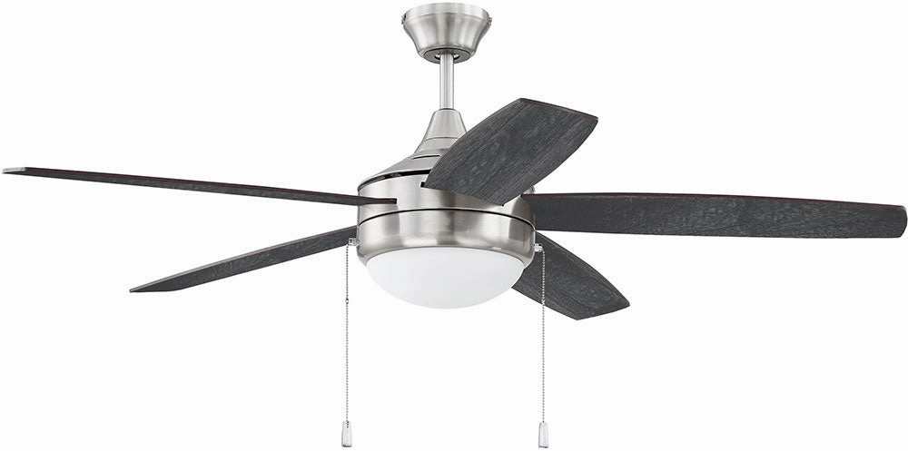 Phaze 5 52"Ceiling Fan Brushed Polished Nickel mini handheld fan for personal travel use