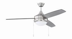 Phaze Energy Star 3 52"Ceiling Fan Brushed Polished Nickel indoor electric fans with remote control