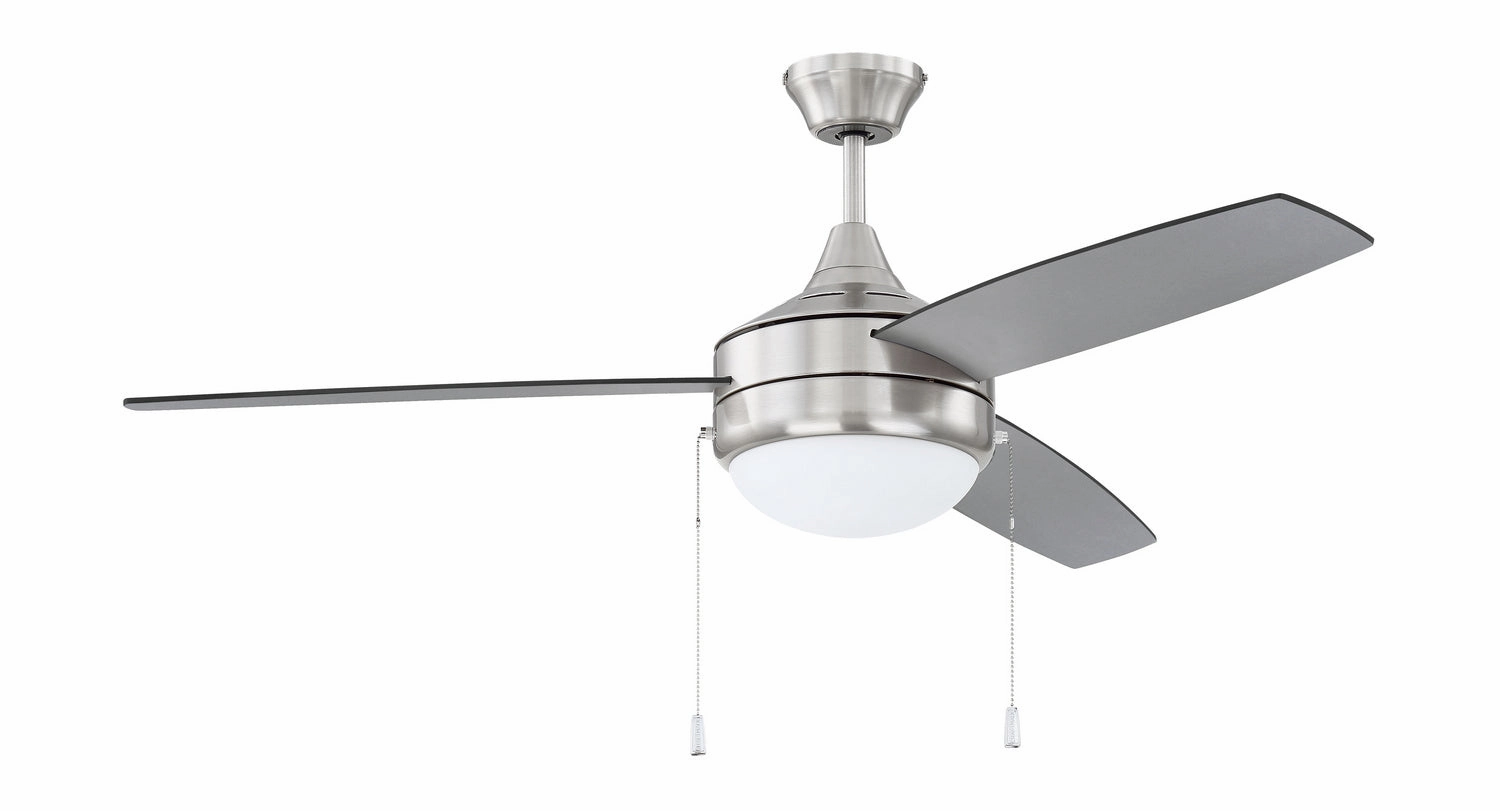 Phaze Energy Star 3 52"Ceiling Fan Brushed Polished Nickel indoor electric fans with remote control