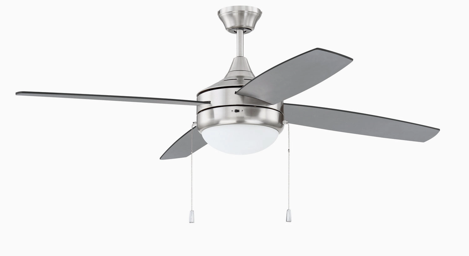 Phaze Energy Star 4 52"Ceiling Fan Brushed Polished Nickel sleek design electric fans for modern homes