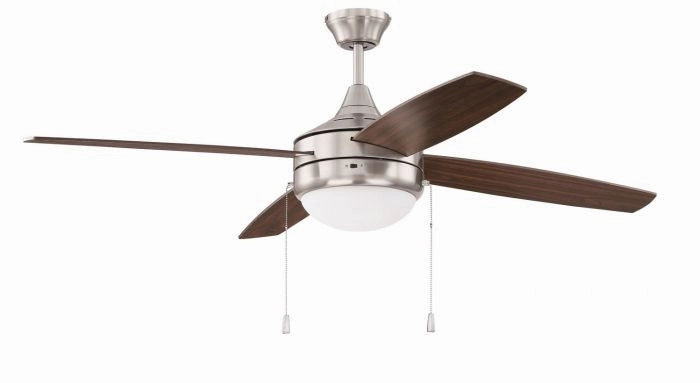 Phaze Energy Star 4 52"Ceiling Fan Brushed Polished Nickel