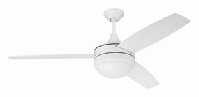 Phaze II 3-Blade 52"Ceiling Fan White oscillating medium fans with strong airflow