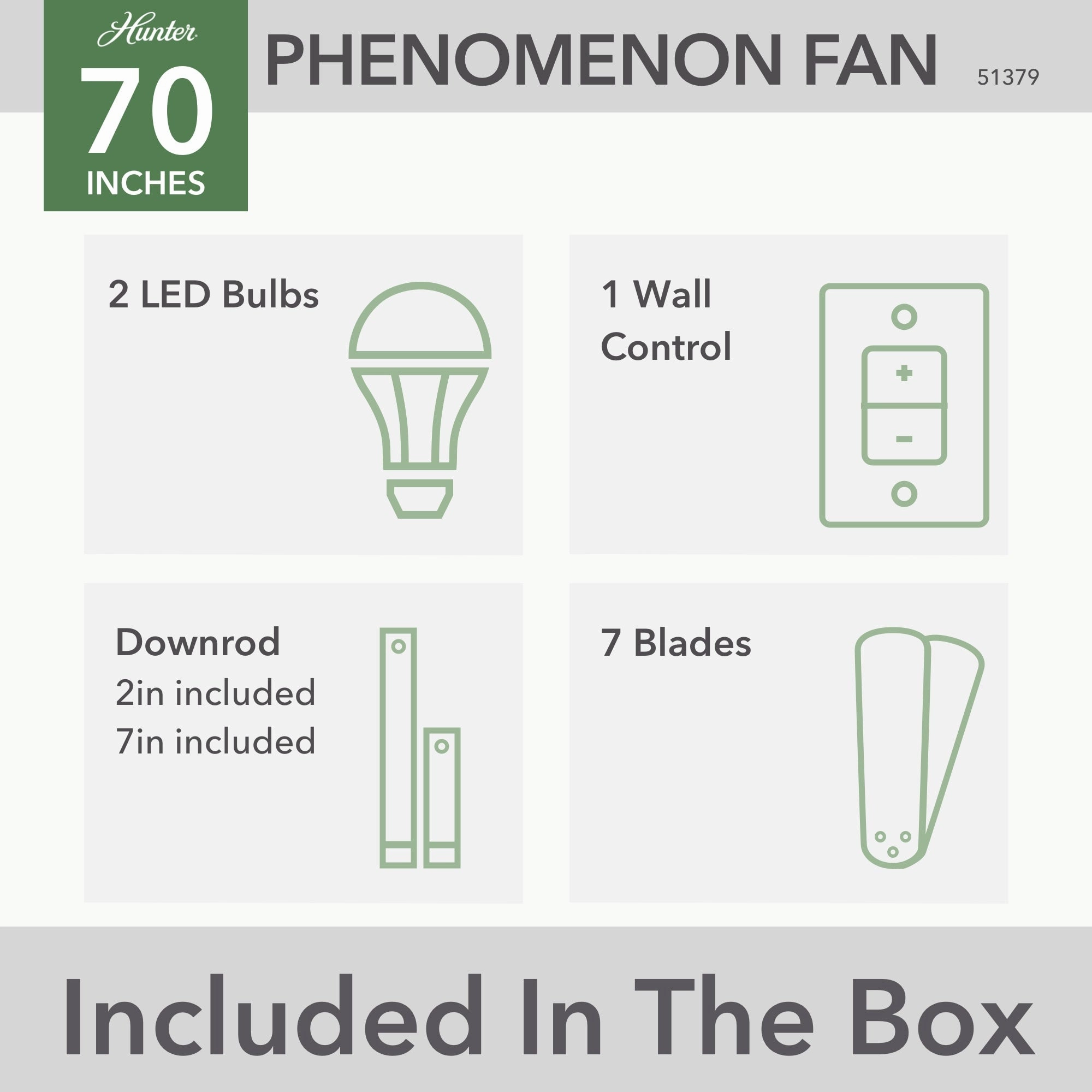 Phenomenon 70"Ceiling Fan Matte Black