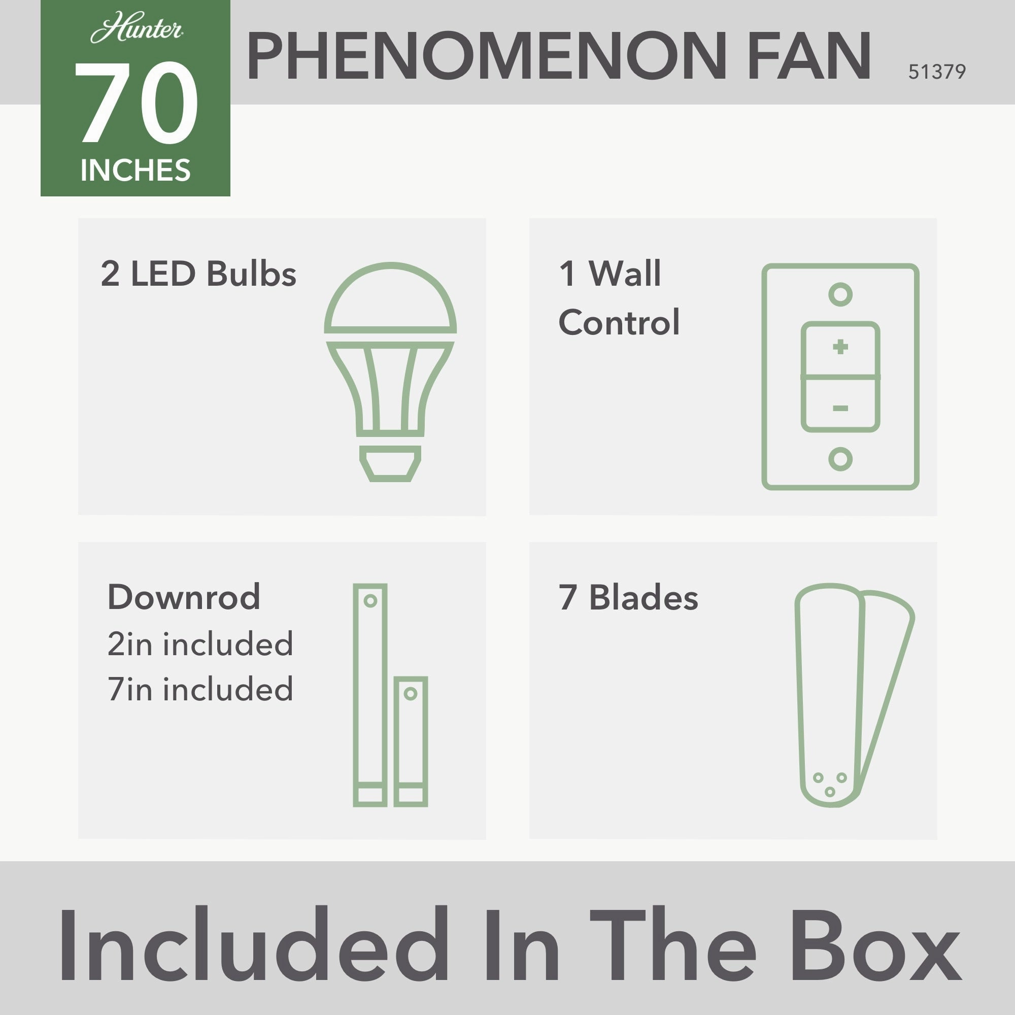 Phenomenon 70"Ceiling Fan Matte Black