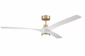 Phoebe 60"Ceiling Fan Satin Brass oscillating electric fans for full room circulation
