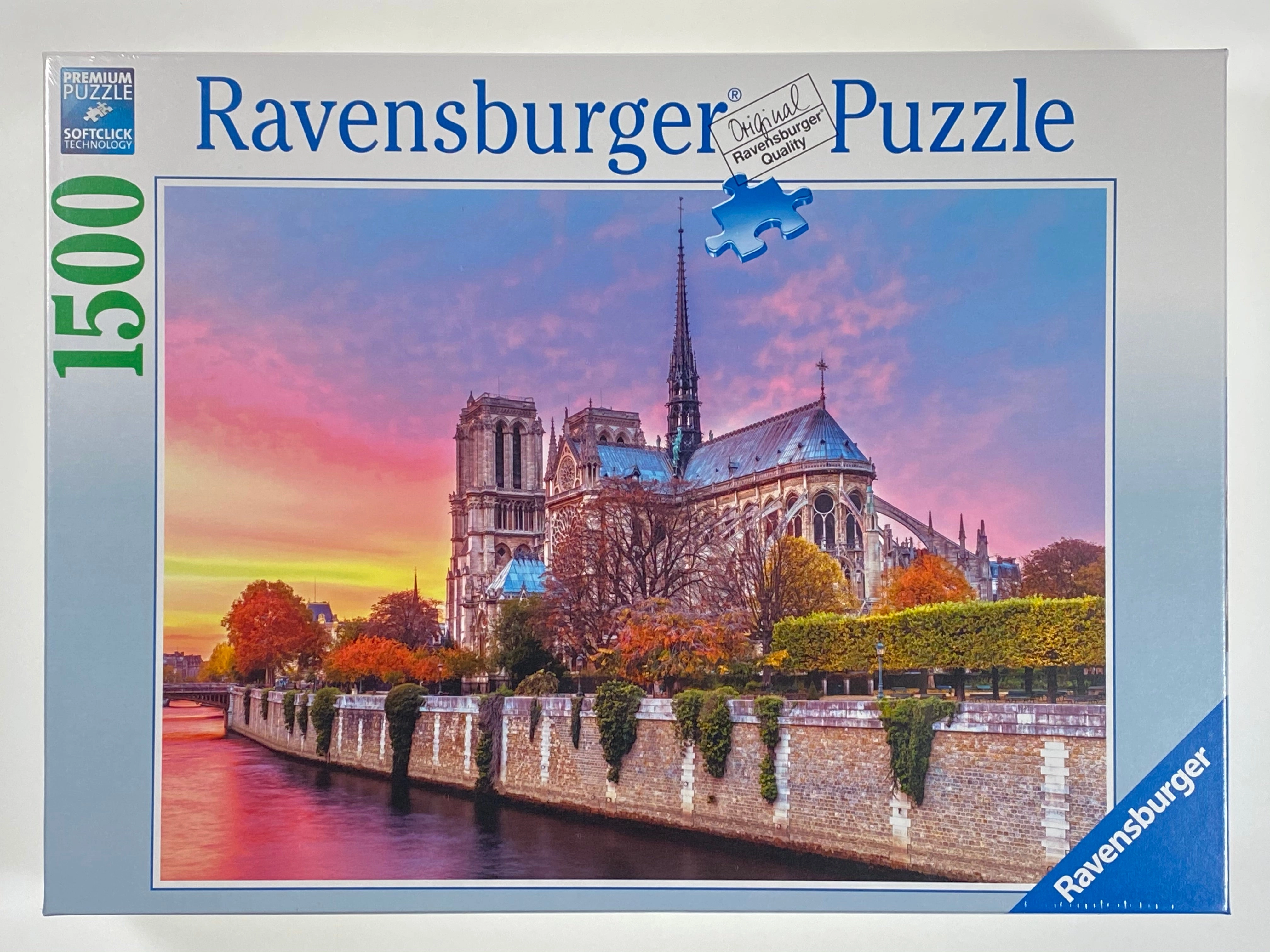 Picturesque Notre Dame 1500 piece puzzle
