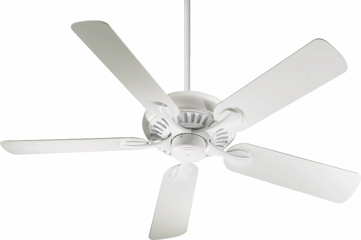 Pinnacle 52"Ceiling Fan Studio White energy-efficient medium fans with remote