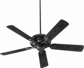 Pinnacle Patio 52"Patio Fan Textured Black weatherproof fans for outdoor environments