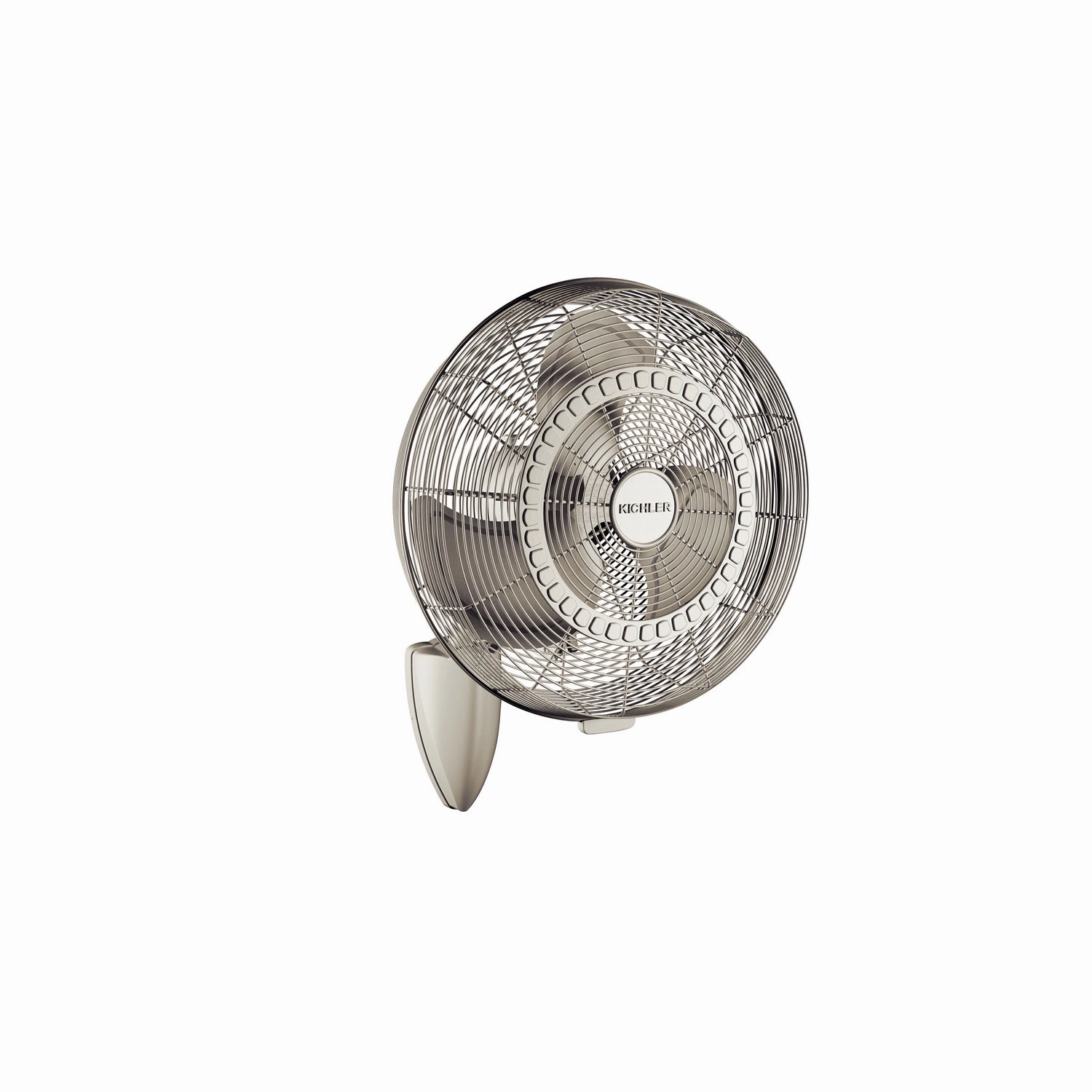 Pola 18"Wall Fan Brushed Nickel compact electric fans for small spaces