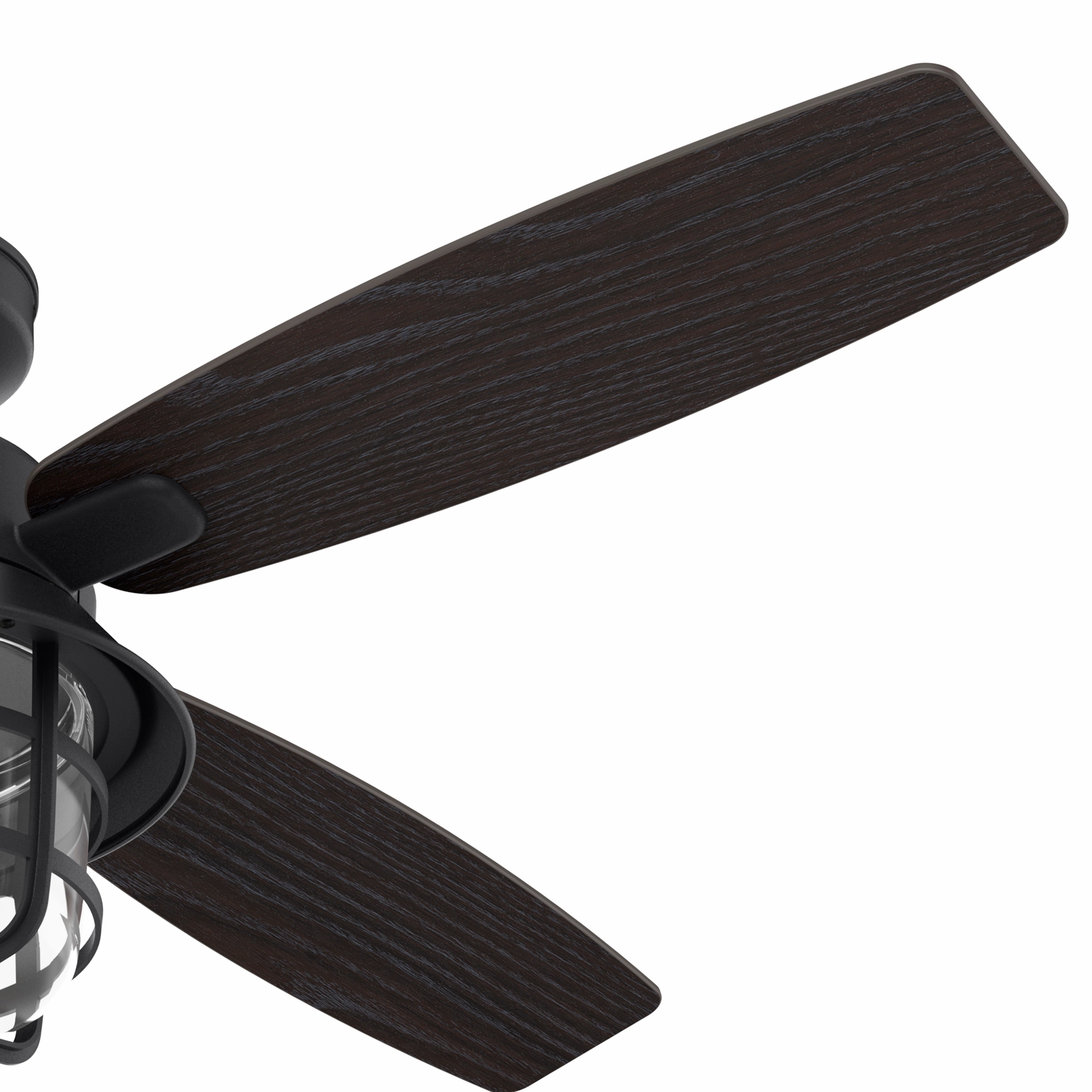 Port Royale 52"Ceiling Fan Natural Black Iron