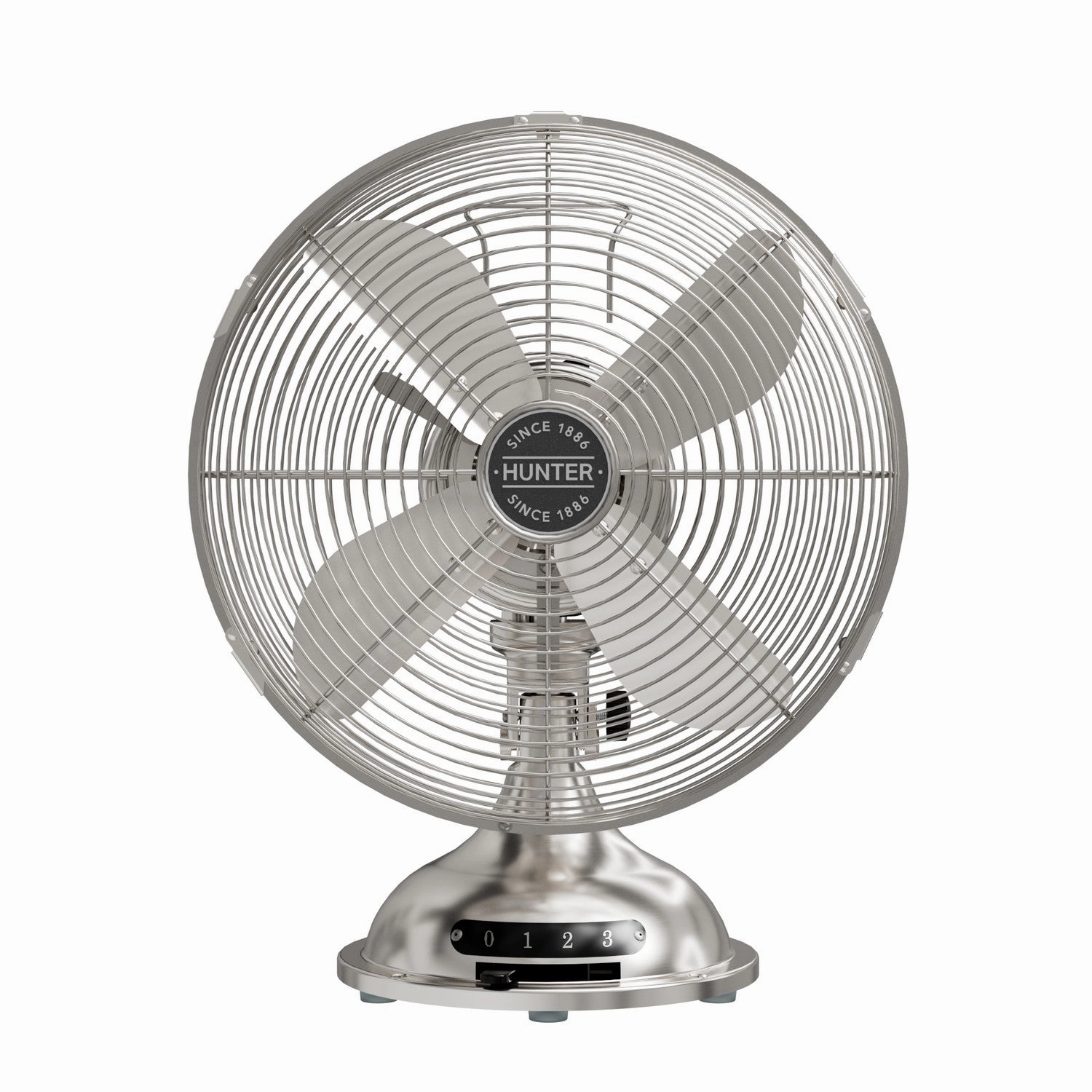 Portable Desk Fan Brushed Nickel best small fans for home and travel
