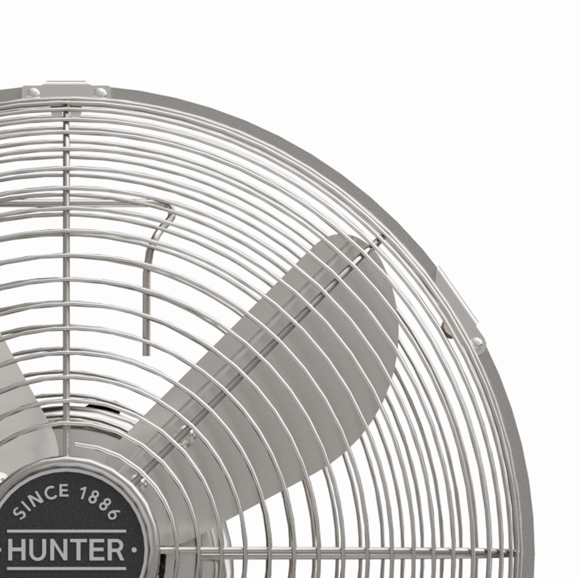 Portable Desk Fan Brushed Nickel