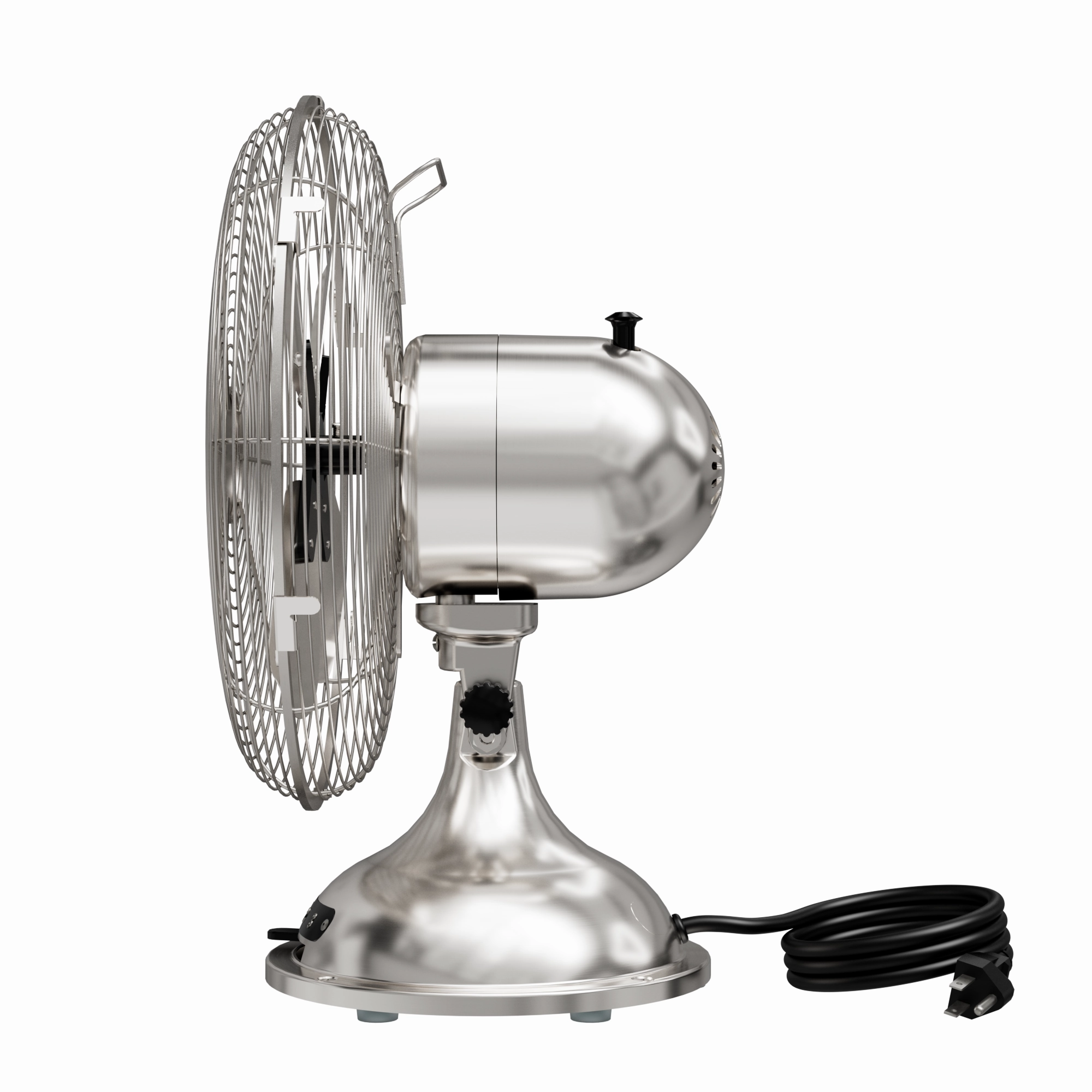 Portable Desk Fan Brushed Nickel