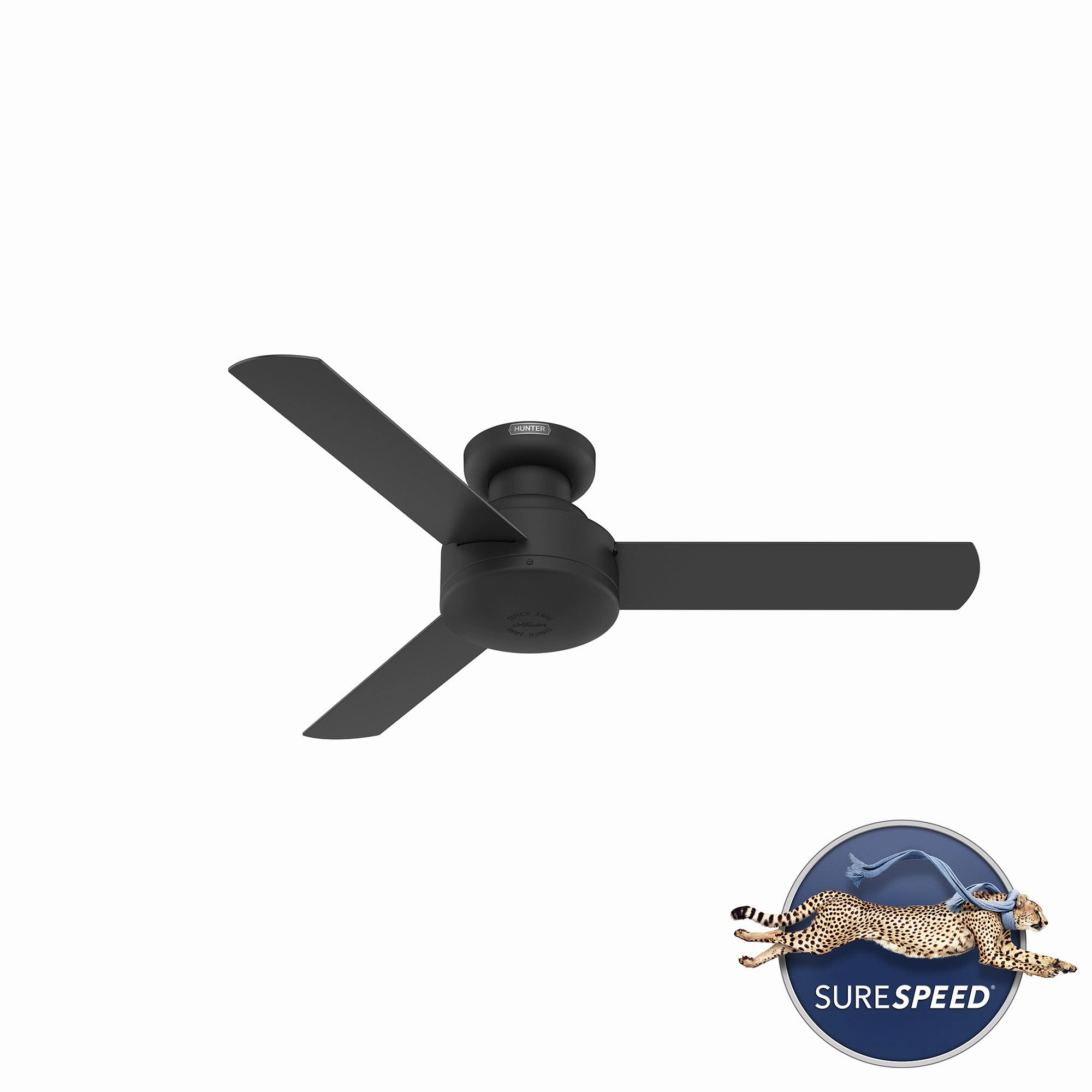 Presto 44"Ceiling Fan Matte Black
