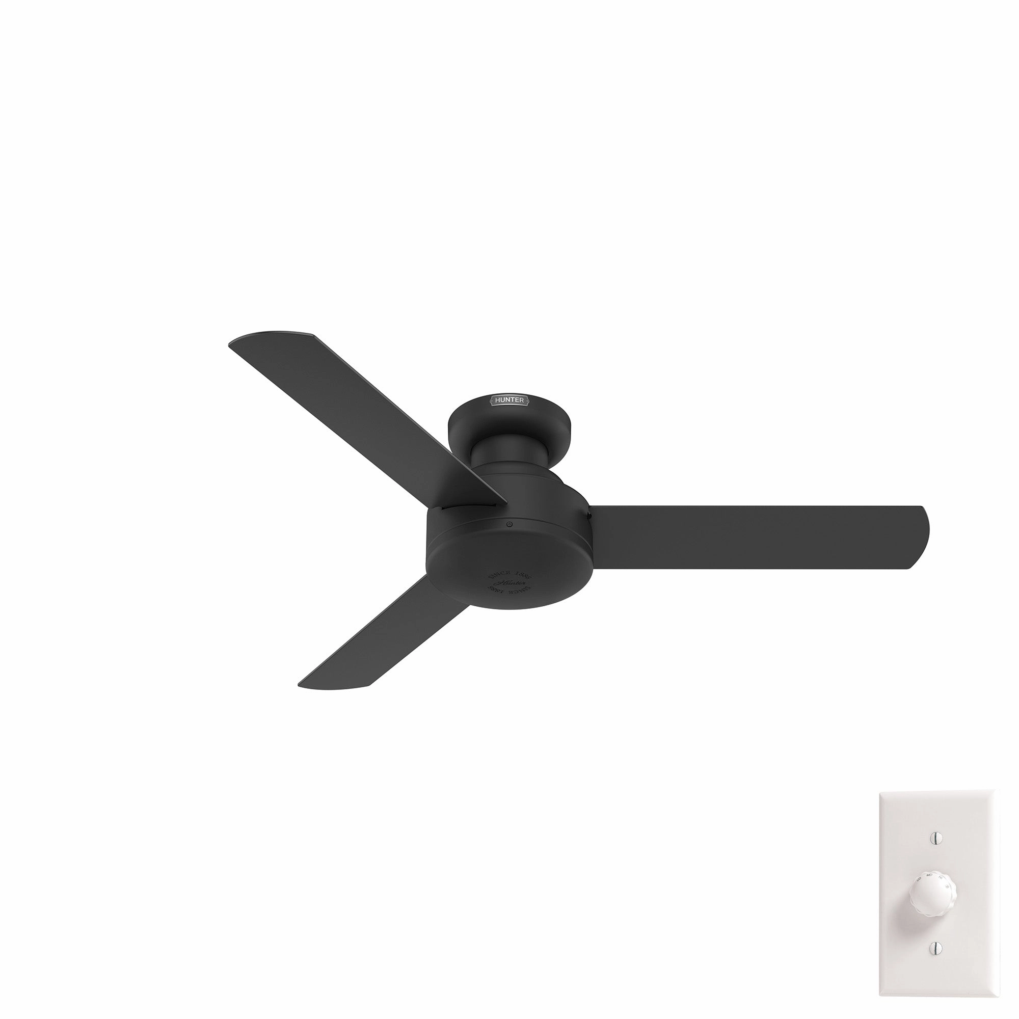 Presto 44"Ceiling Fan Matte Black
