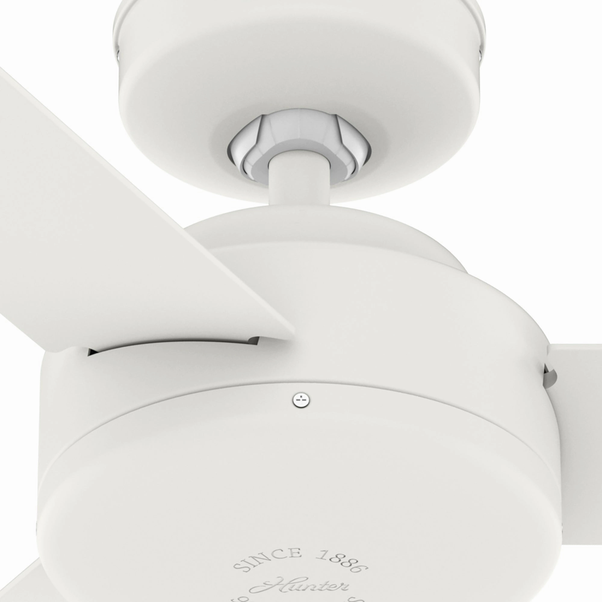 Presto 44"Ceiling Fan Matte White