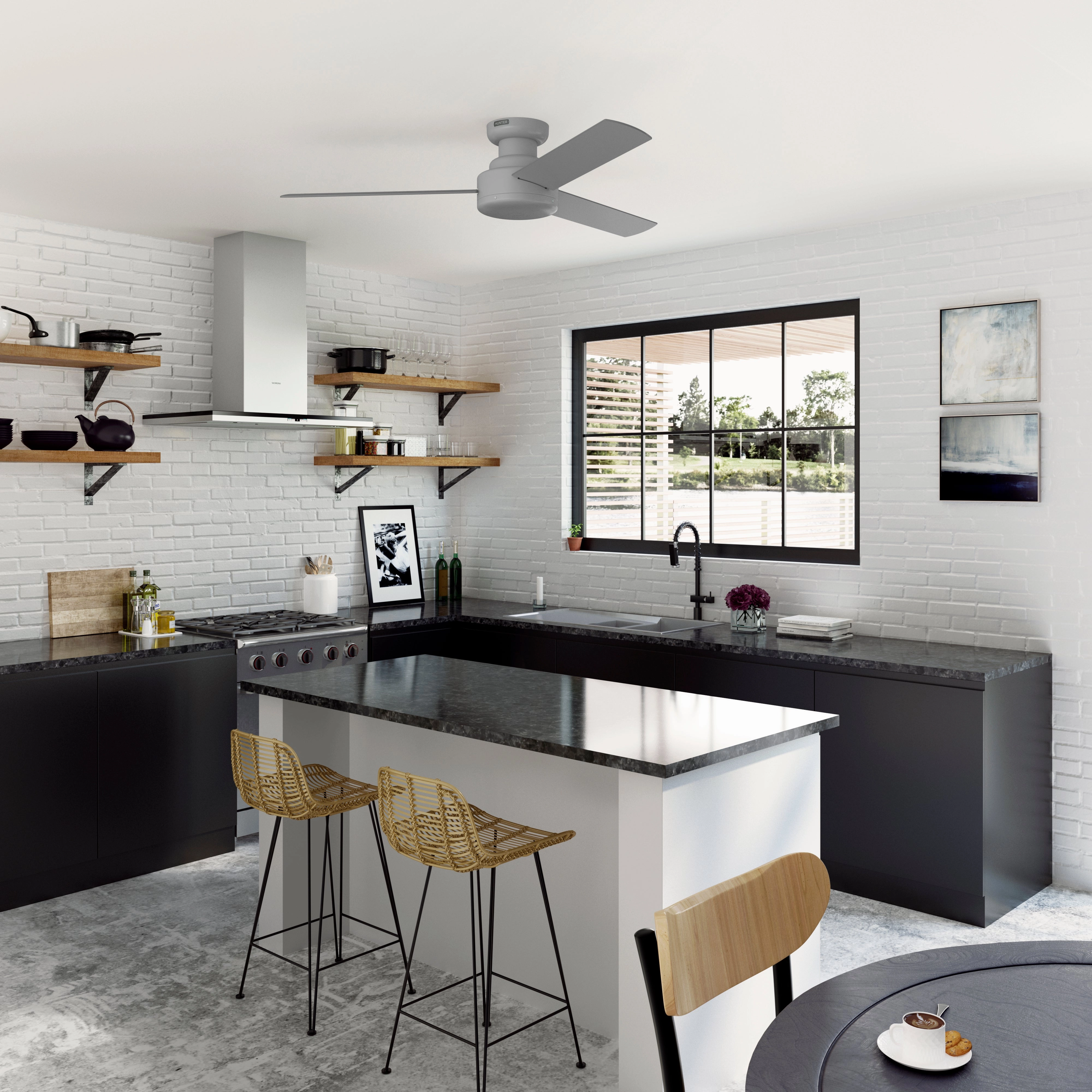 Presto 52"Ceiling Fan Dove Grey