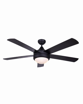 Preston 52"Ceiling Fan Matte Black multi-speed fans with easy controls