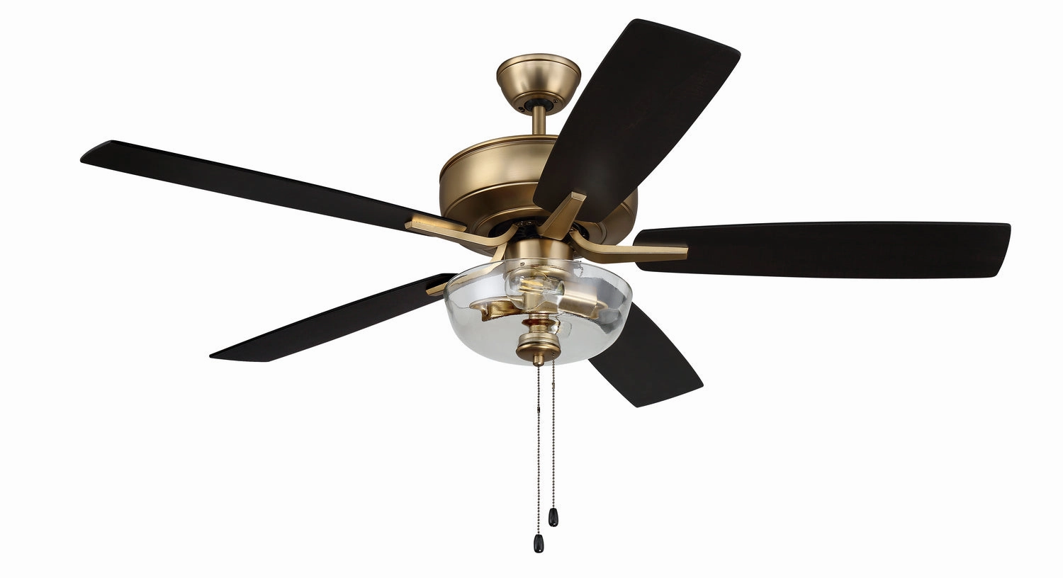 Pro Plus 101 52"Ceiling Fan Satin Brass