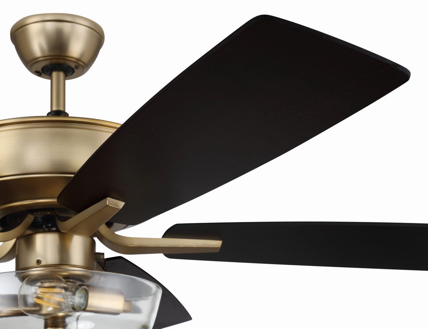 Pro Plus 101 52"Ceiling Fan Satin Brass