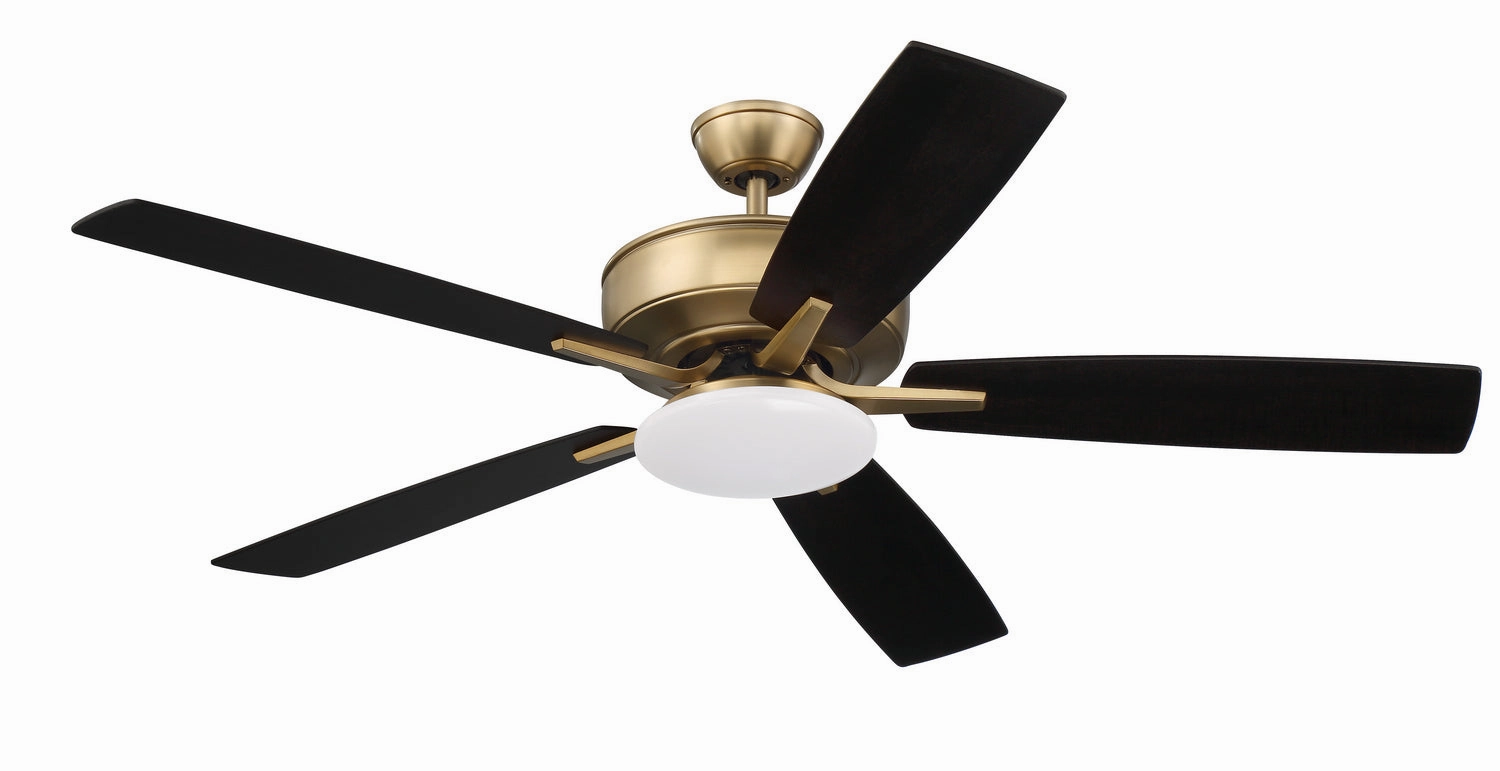 Pro Plus 112 52"Ceiling Fan Satin Brass