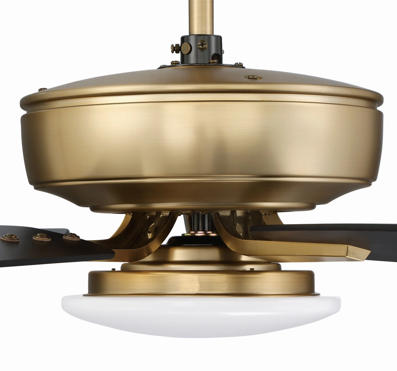 Pro Plus 112 52"Ceiling Fan Satin Brass