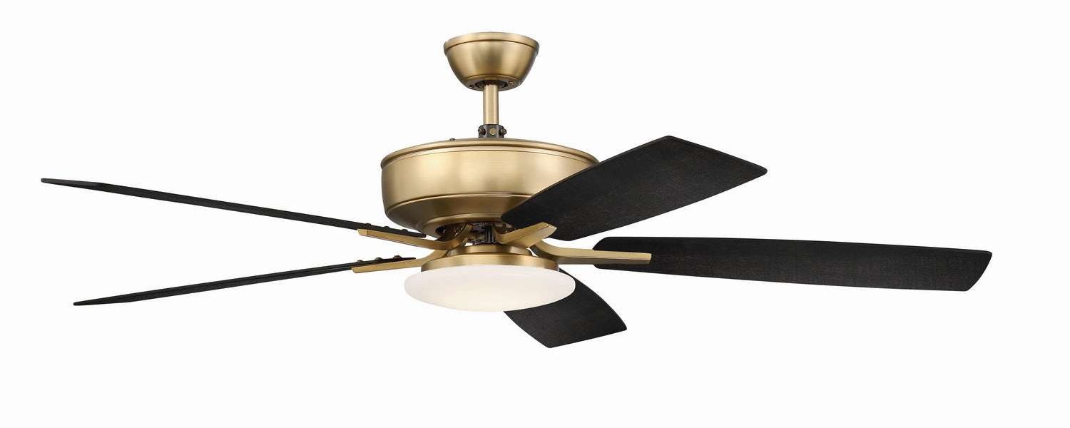 Pro Plus 112 52"Ceiling Fan Satin Brass