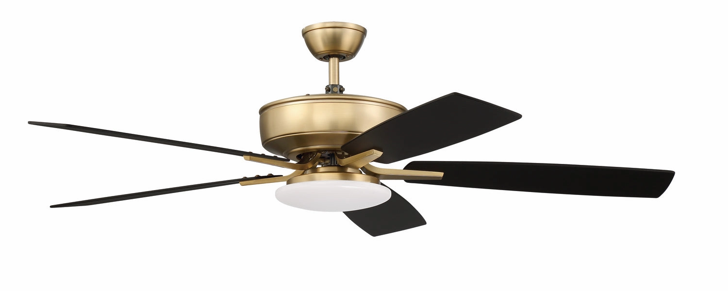 Pro Plus 112 52"Ceiling Fan Satin Brass