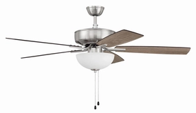 Pro Plus 211 52"Ceiling Fan Brushed Polished Nickel best electric fans for daily use