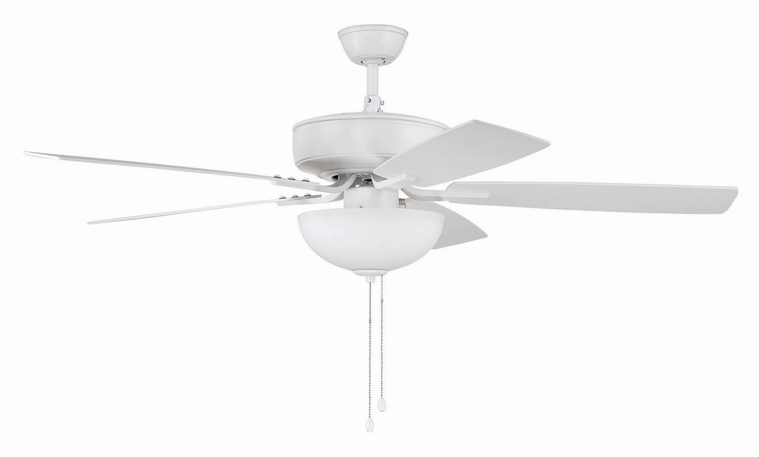 Pro Plus 211 52" Ceiling Fan in White energy-saving indoor fans for bedrooms