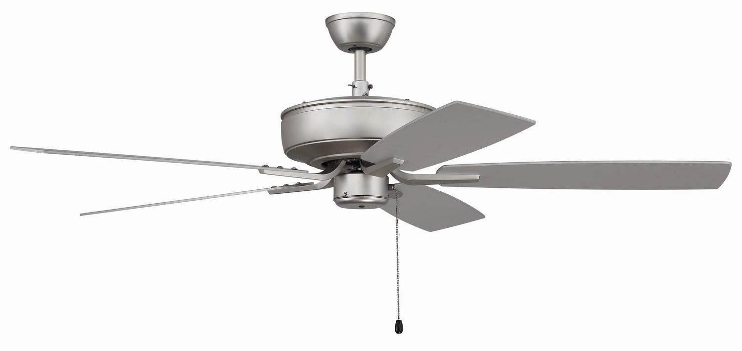 Pro Plus 52" Fan 52" Ceiling Fan in Brushed Satin Nickel quiet indoor fans for bedrooms and offices