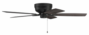 Pro Plus Hugger 52 52"Ceiling Fan Flat Black home cooling fans in medium size