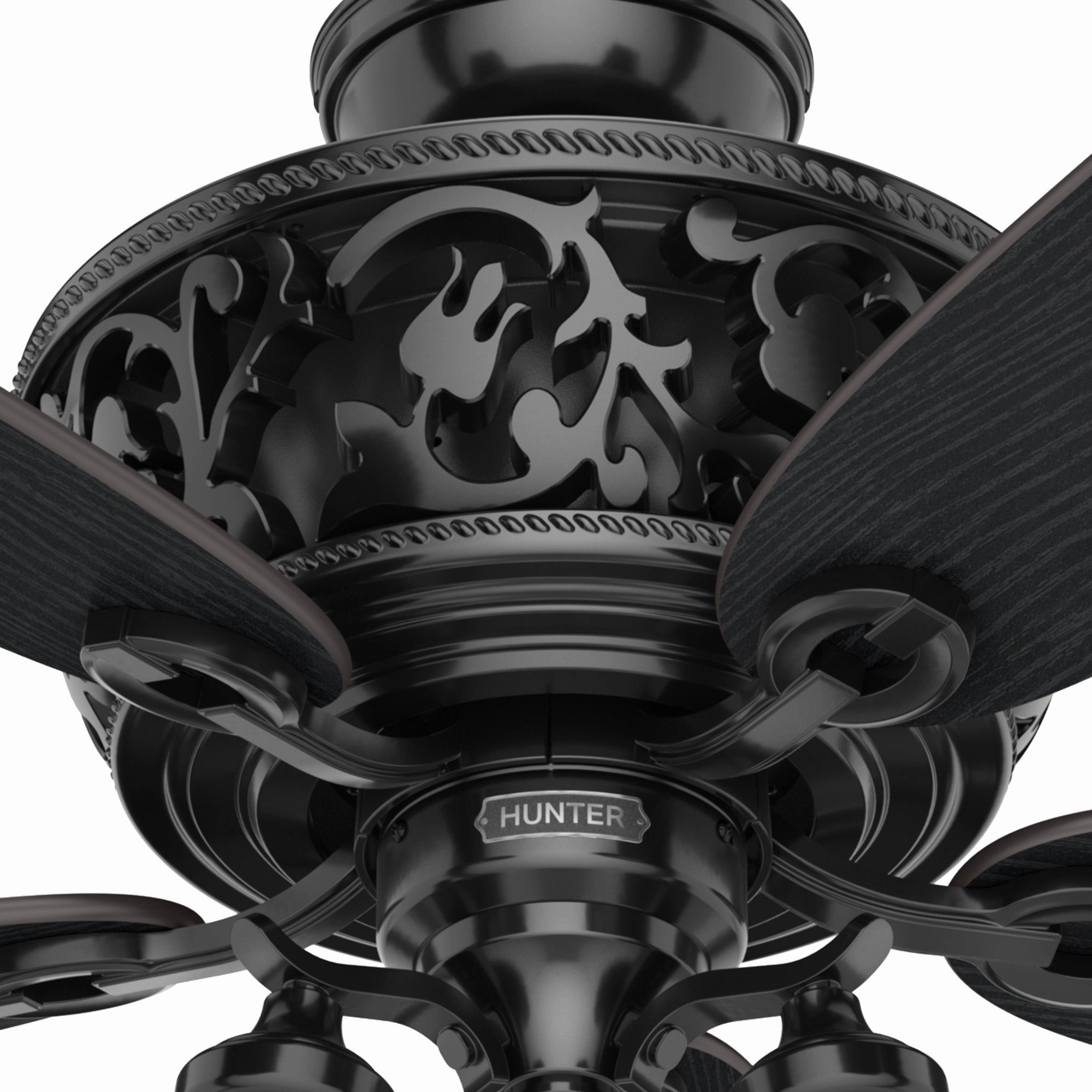Promenade 54"Ceiling Fan Gloss Black