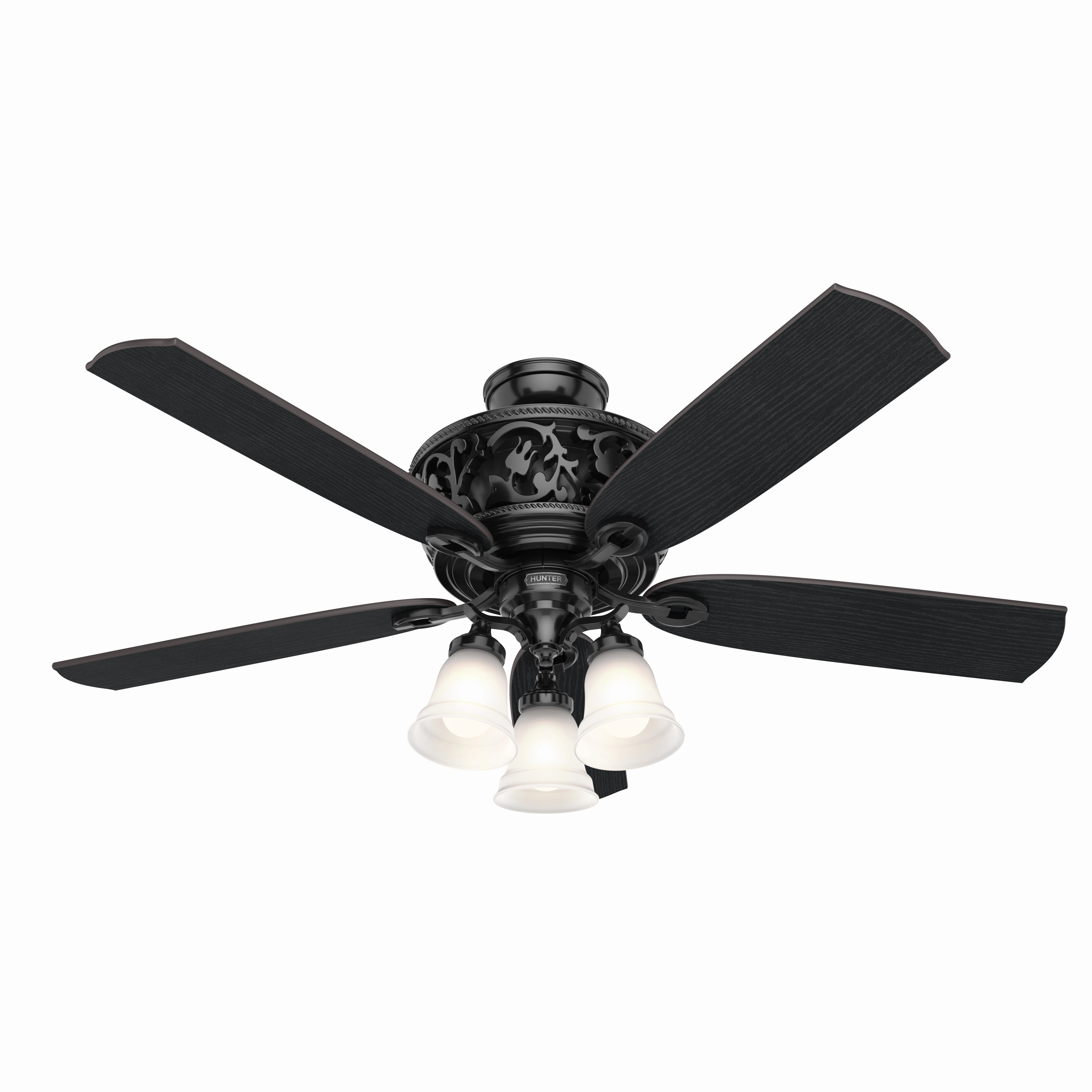 Promenade 54"Ceiling Fan Gloss Black