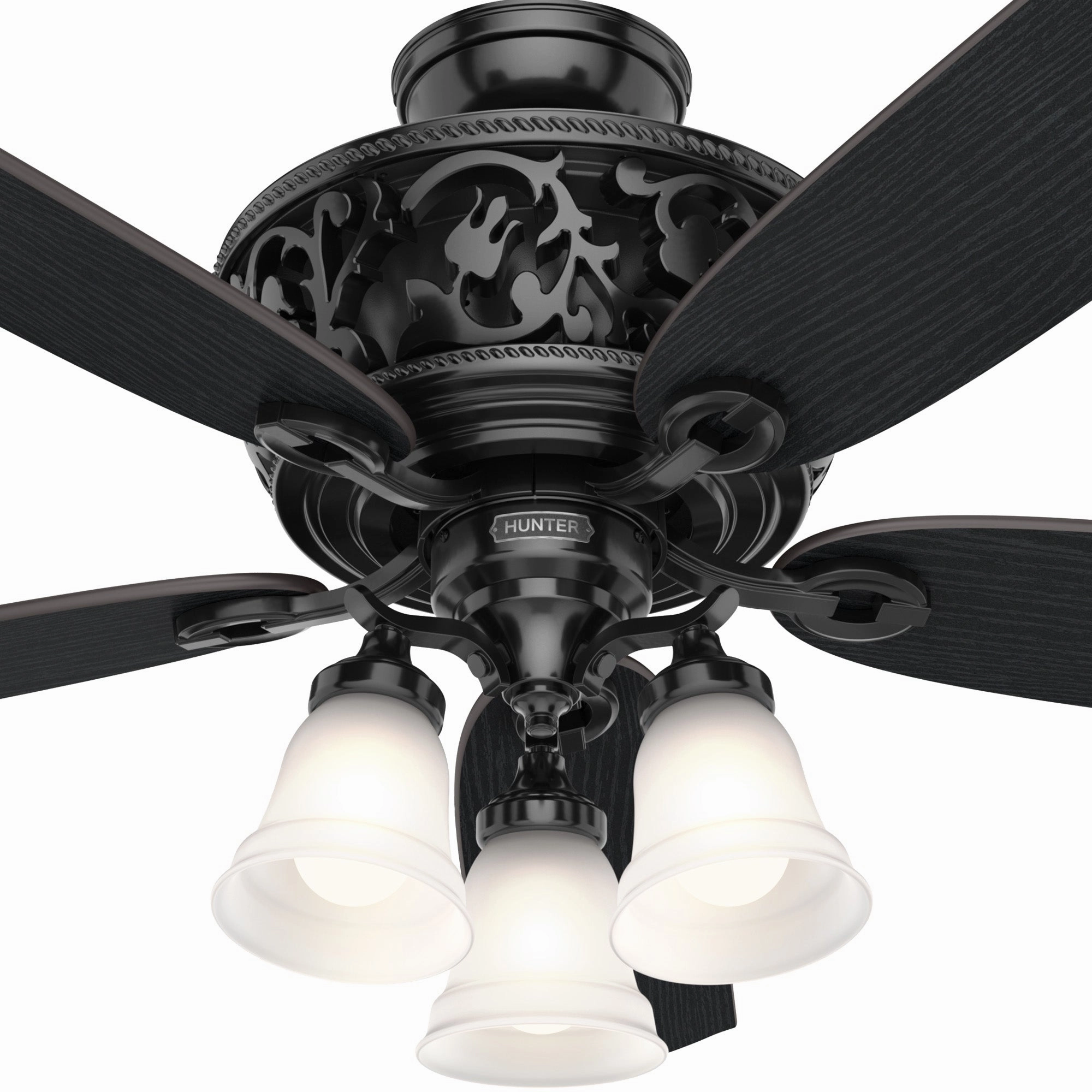 Promenade 54"Ceiling Fan Gloss Black