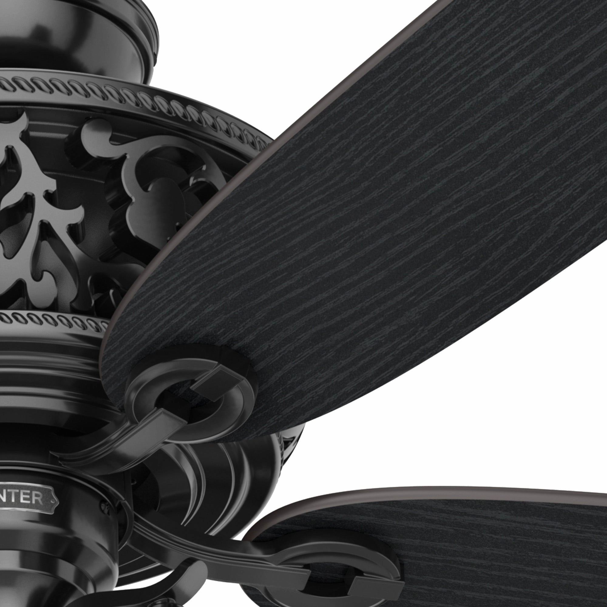 Promenade 54"Ceiling Fan Gloss Black
