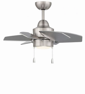 Propel II 24"Ceiling Fan Brushed Polished Nickel best small fans for home and travel