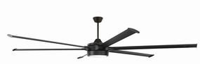 Prost 102 102"Ceiling Fan Flat Black large electric fans for spacious rooms