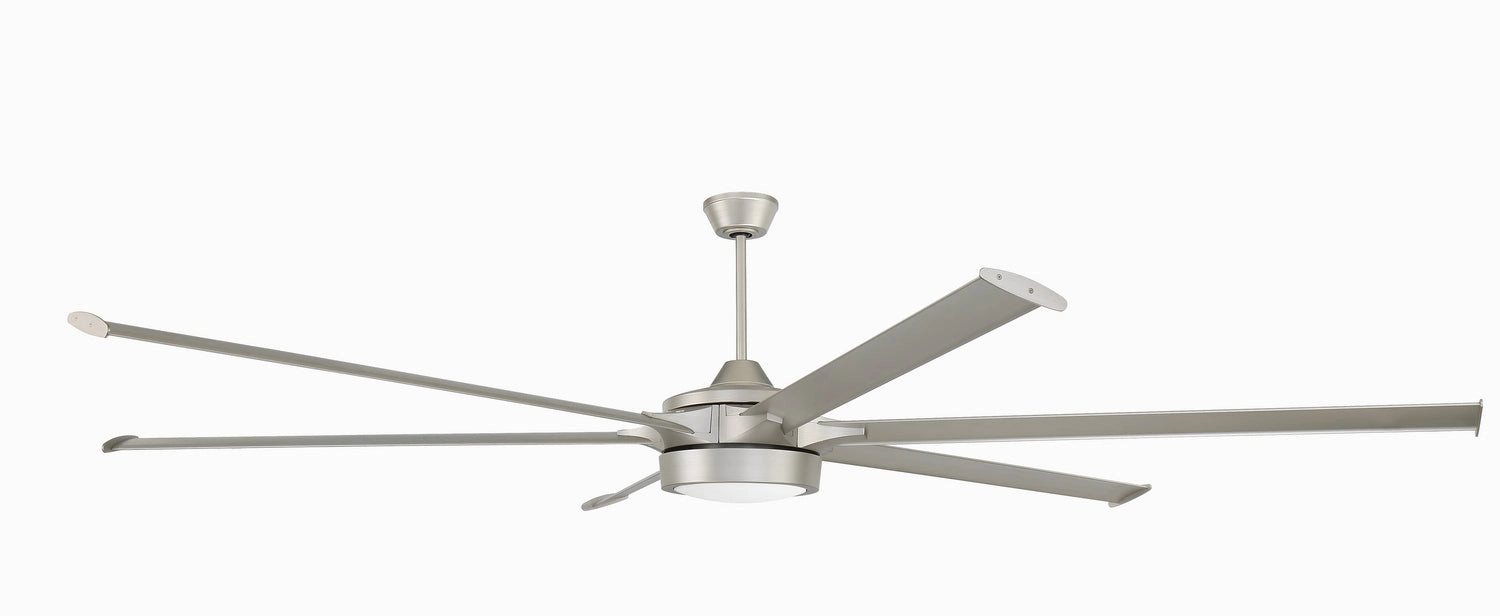 Prost 102 102"Ceiling Fan Painted Nickel large electric fans for spacious rooms
