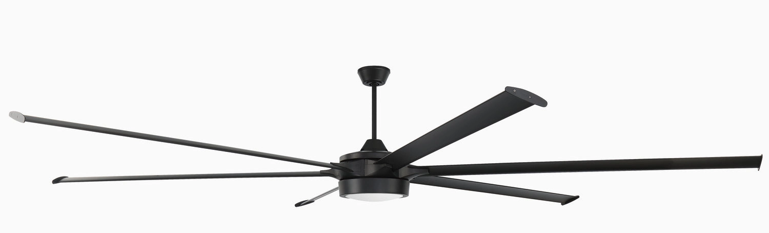 Prost 120 120"Ceiling Fan Flat Black large electric fans for spacious rooms